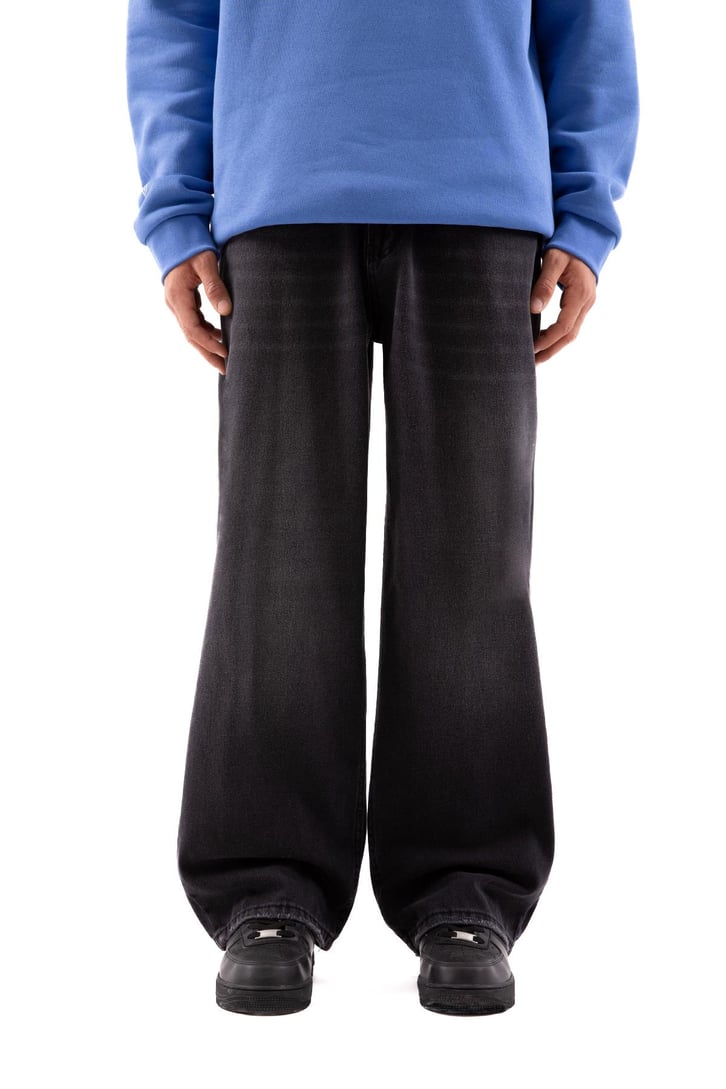 Basic Antrasit Baggy Jean