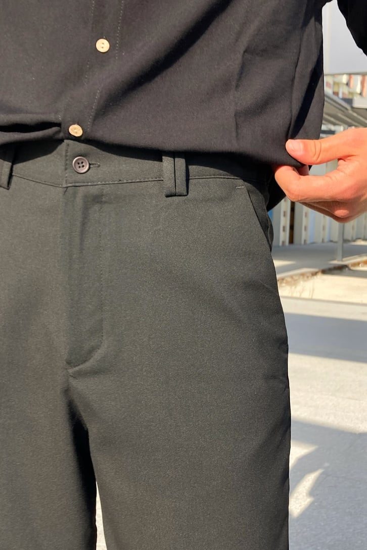 Basic Antrasit Kumaş Pantolon