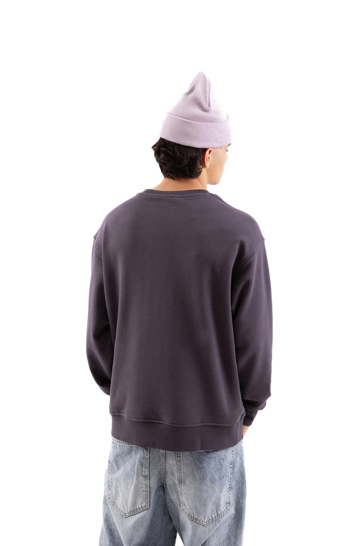 Basic Antrasit Oversize Sweatshirt