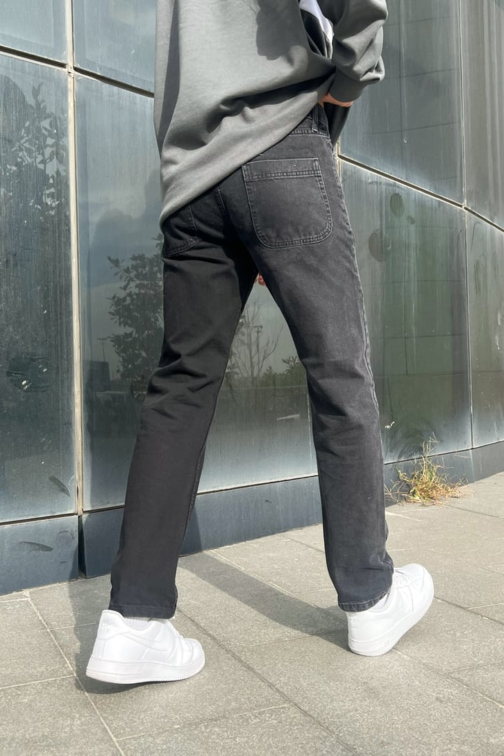 Basic Antrasit Regular Fit Jean