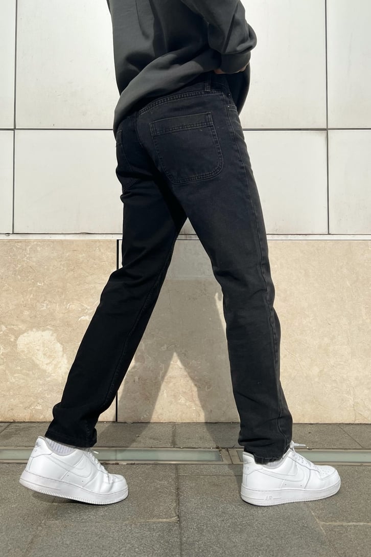 Basic Antrasit Regular Fit Jean