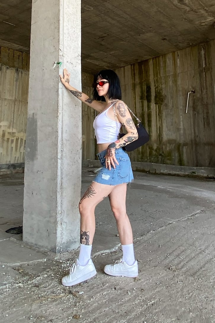 Basic Askılı Crop