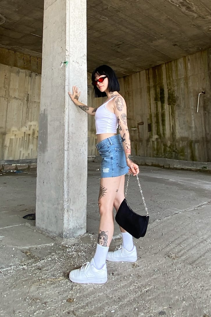 Basic Askılı Crop