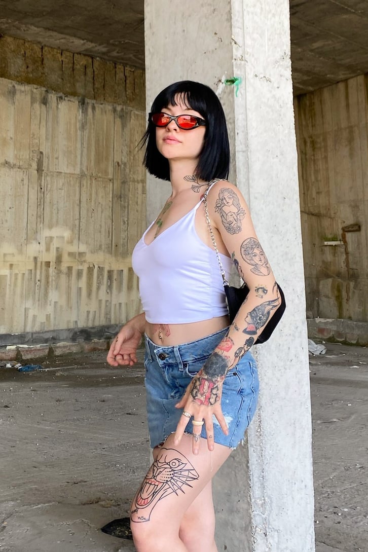 Basic Askılı Crop