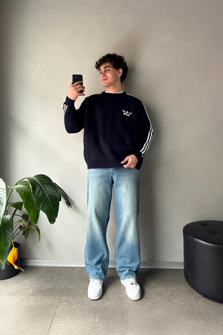 Basic Baggy Pantolon