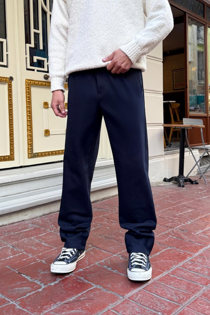 Basic Baggy Pantolon