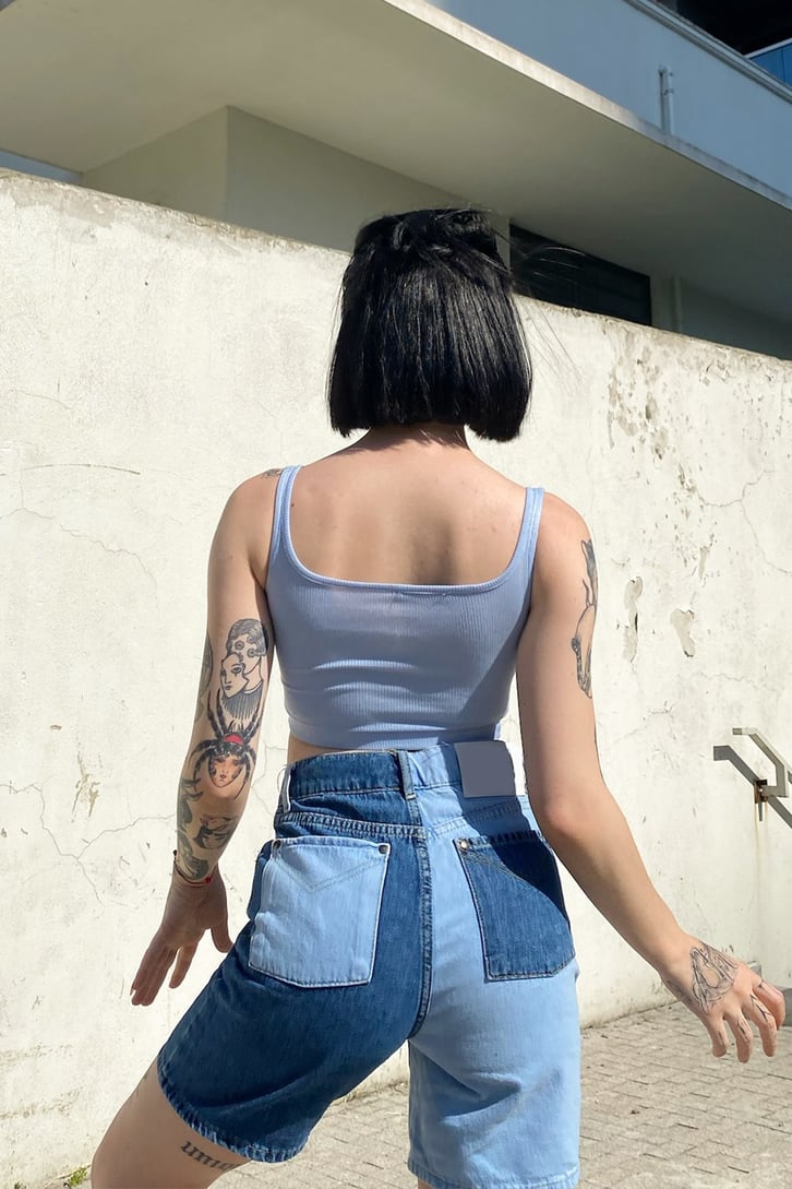 Basic Bebe Mavisi Crop