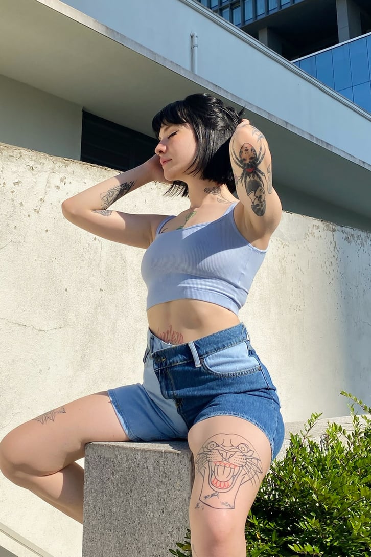 Basic Bebe Mavisi Crop