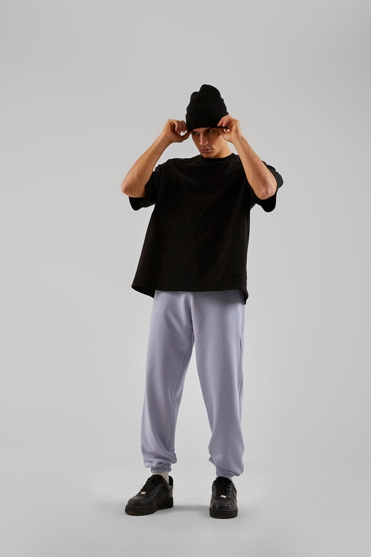 Basic Bebek Mavisi Jogger Eşofman Altı