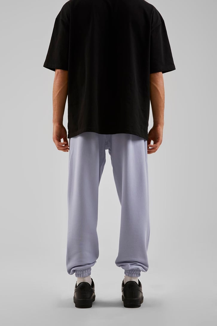 Basic Bebek Mavisi Jogger Eşofman Altı