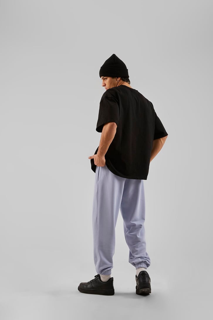 Basic Bebek Mavisi Jogger Eşofman Altı