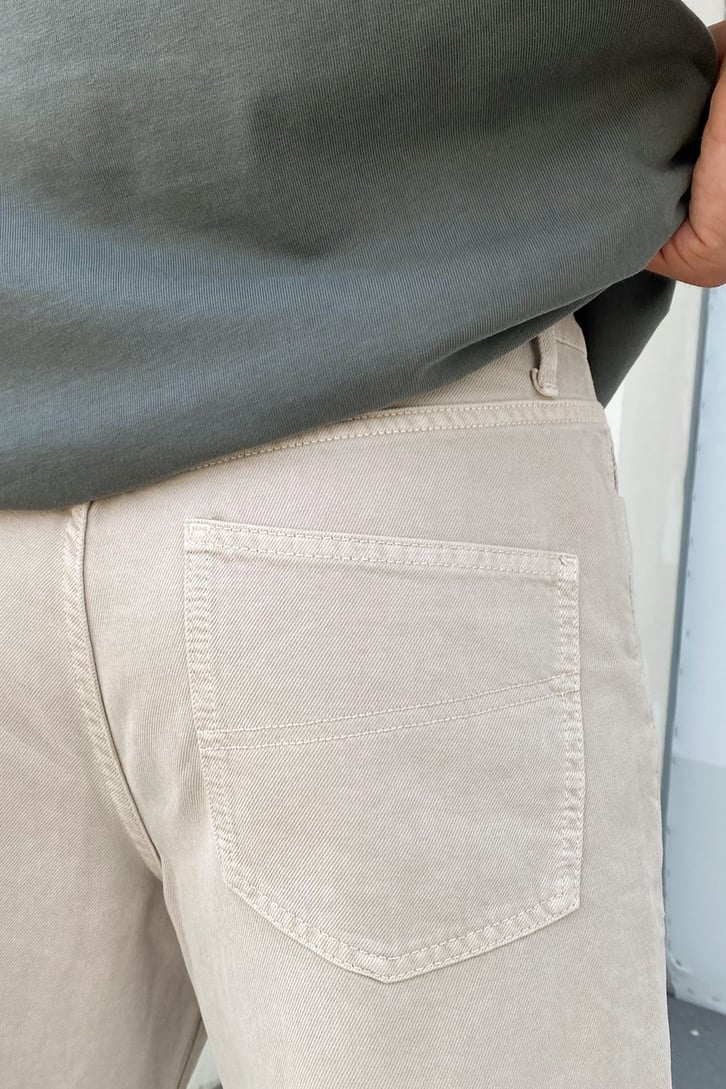 Basic Bej Extra Baggy Jean