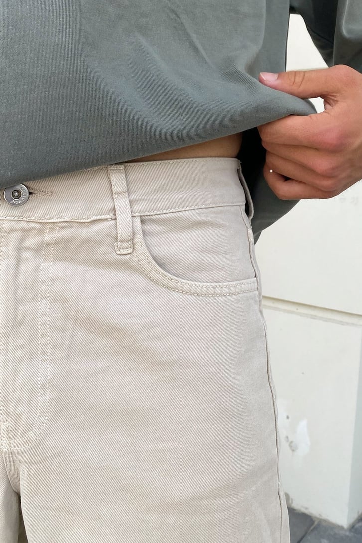 Basic Bej Extra Baggy Jean