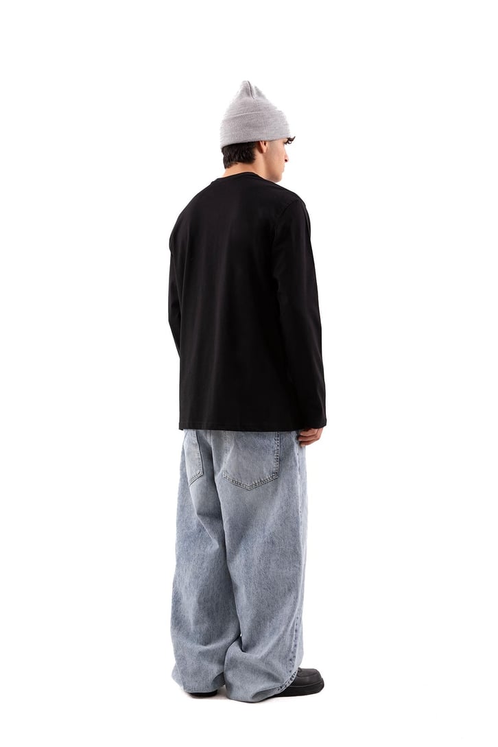 Basic Bej Long Sleeve Tişört