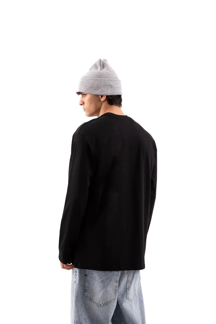 Basic Bej Long Sleeve Tişört