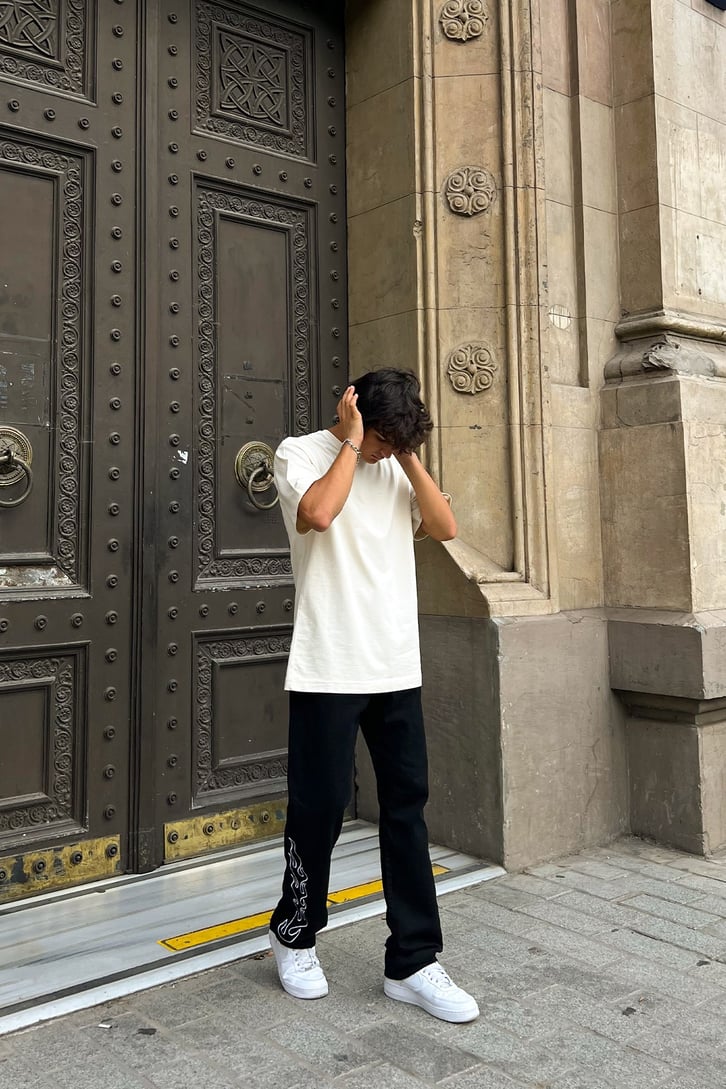 Basic Bej Oversize Tshirt