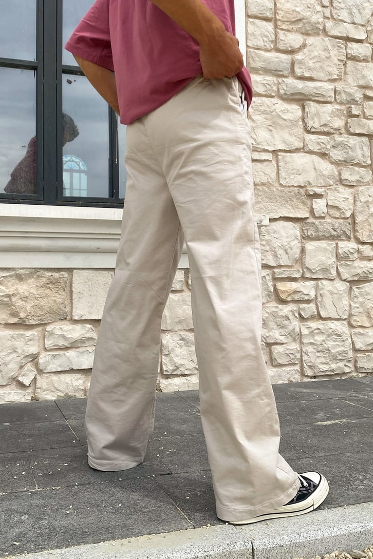 Basic Bel Bağcıklı Baggy Jean