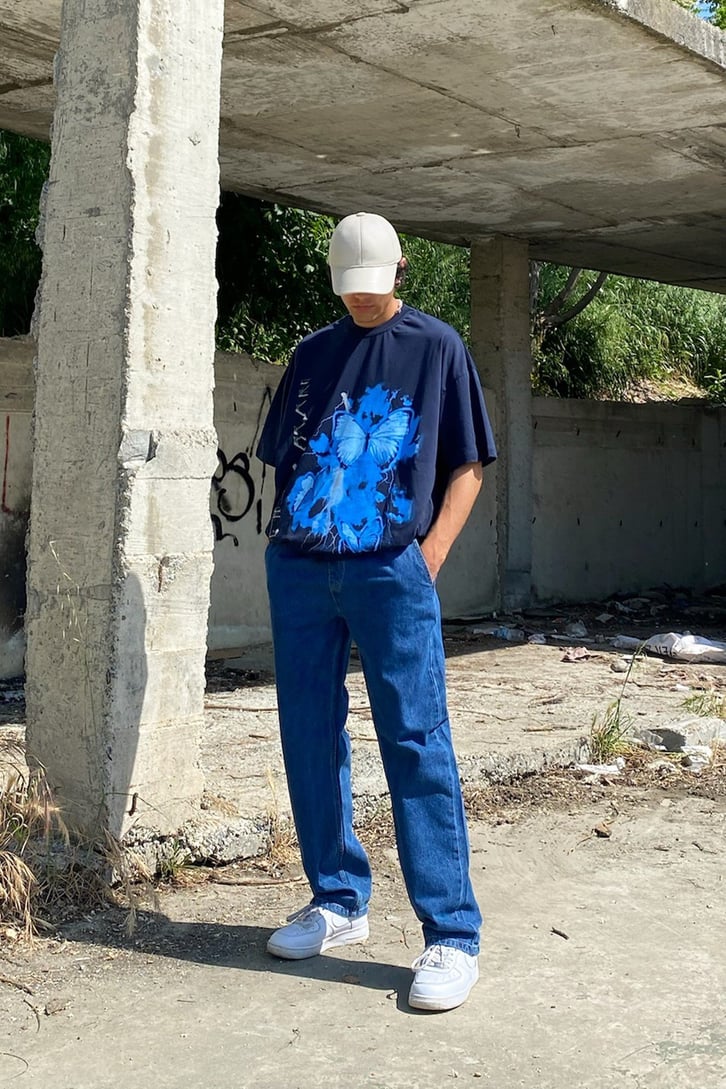 Basic Bel Lastikli Baggy Jean