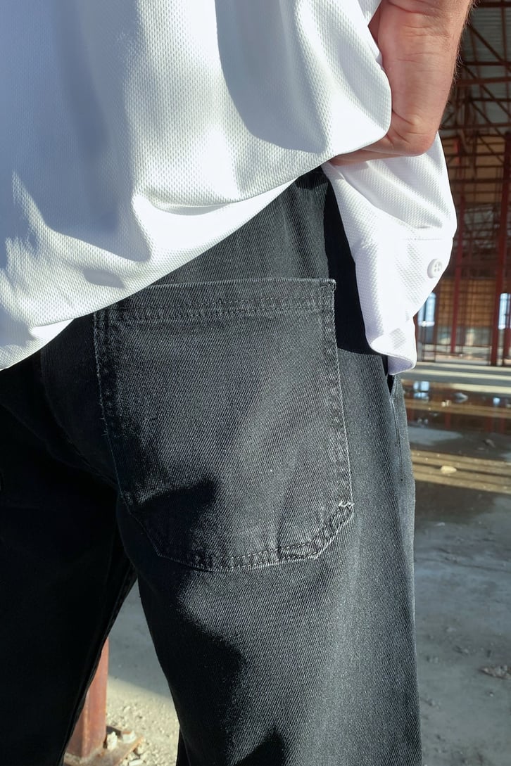 Basic Bel Lastikli Baggy Jean