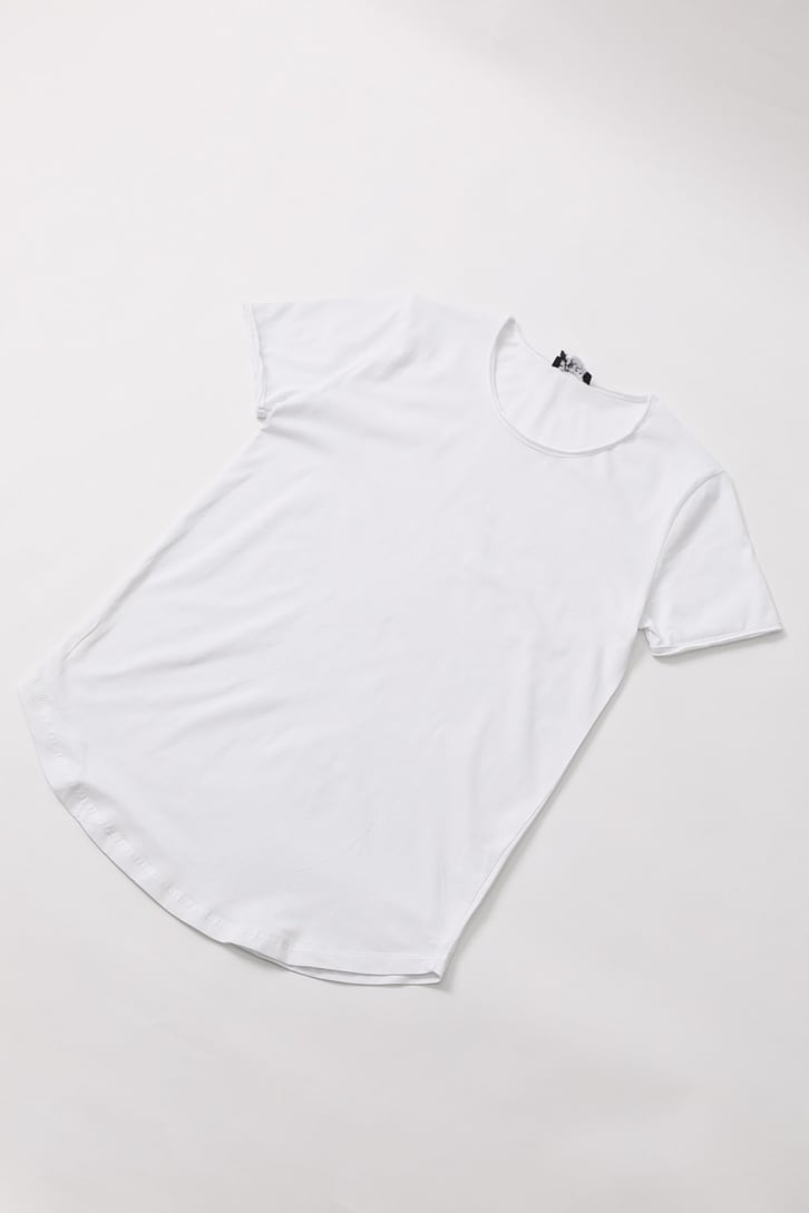 Basic Beyaz Long Fit Tshirt