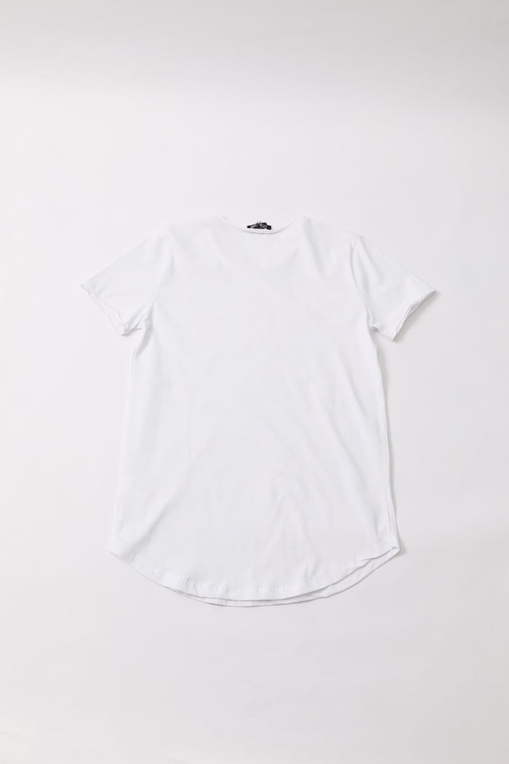Basic Beyaz Long Fit Tshirt
