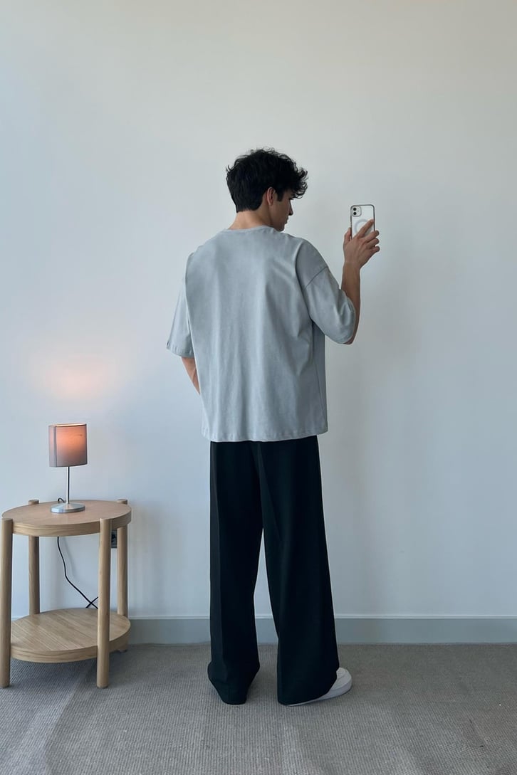 Basic Beyaz Oversize Tişört