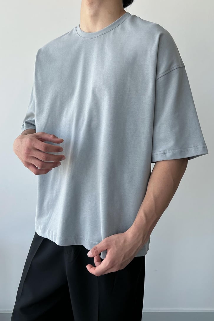 Basic Beyaz Oversize Tişört