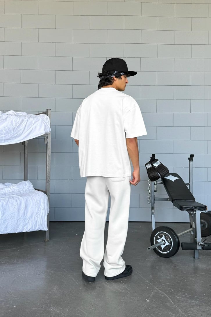 Basic Beyaz Oversize Tişört