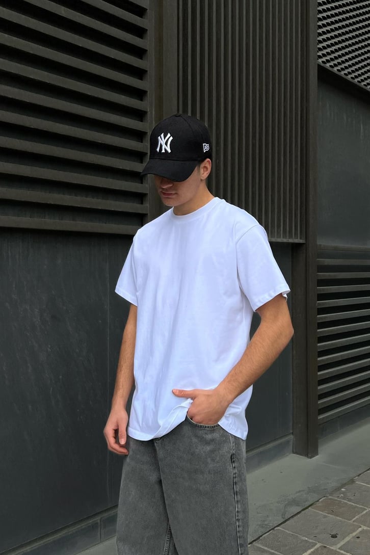 Basic Beyaz Oversize Tişört