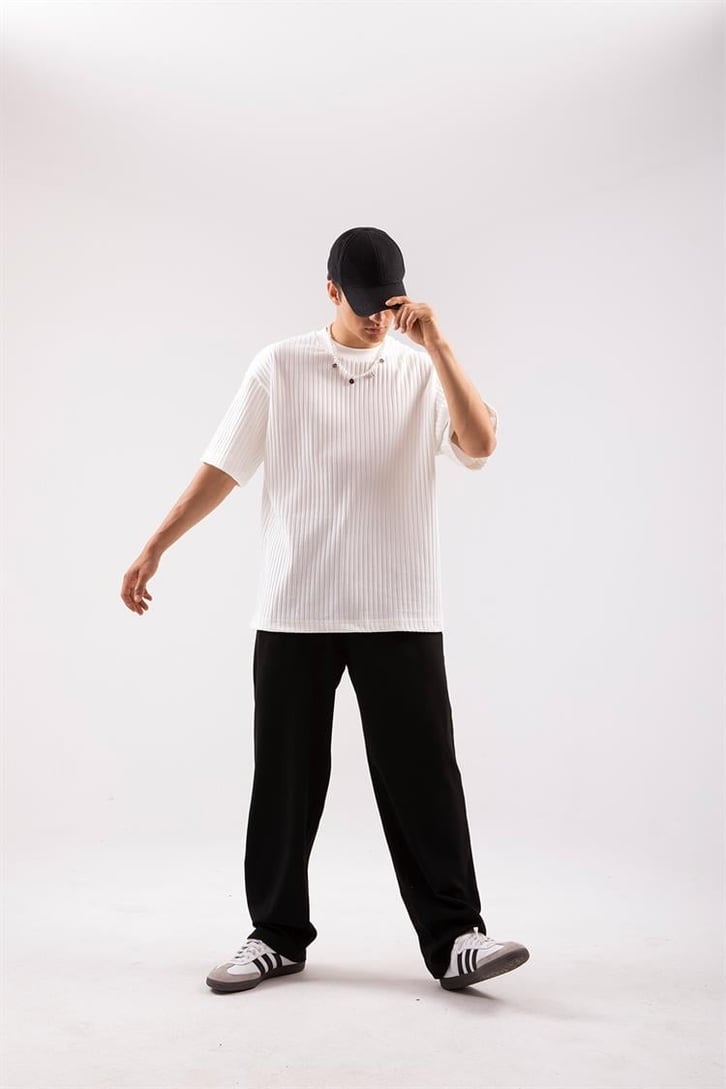 Basic Beyaz Oversize Tshirt