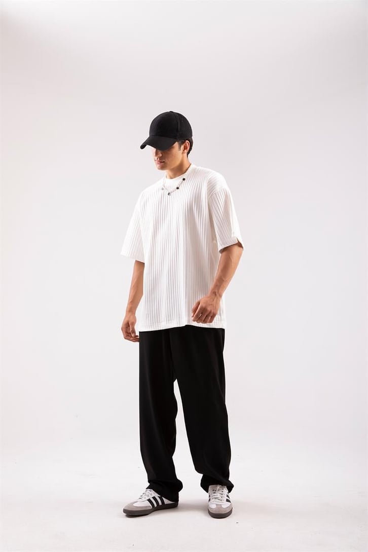Basic Beyaz Oversize Tshirt