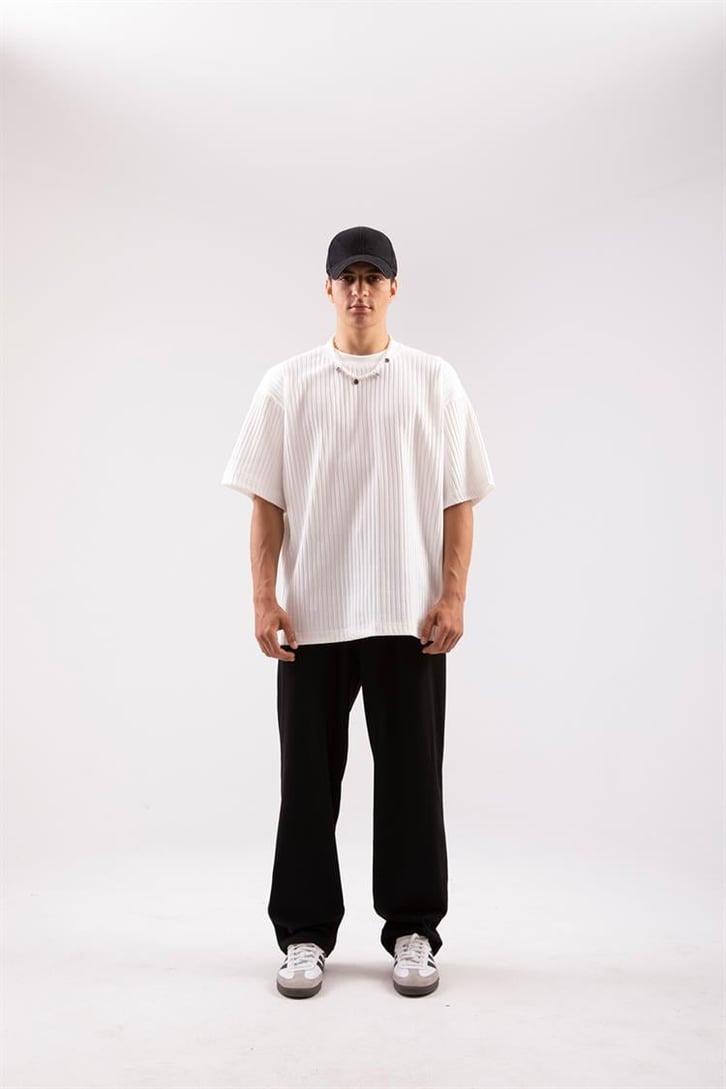 Basic Beyaz Oversize Tshirt