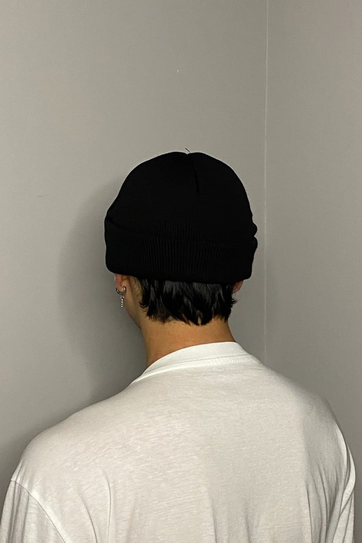 Basic Black Premium Kısa Bere
