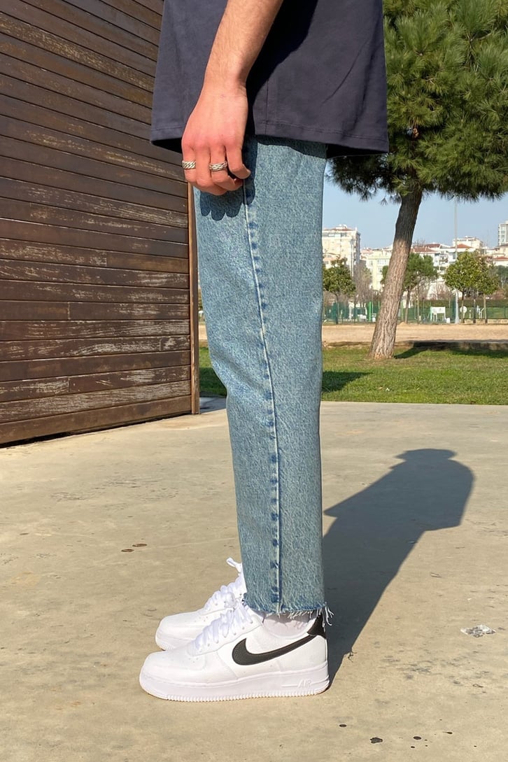 Basic Blue Boyfriend Jean