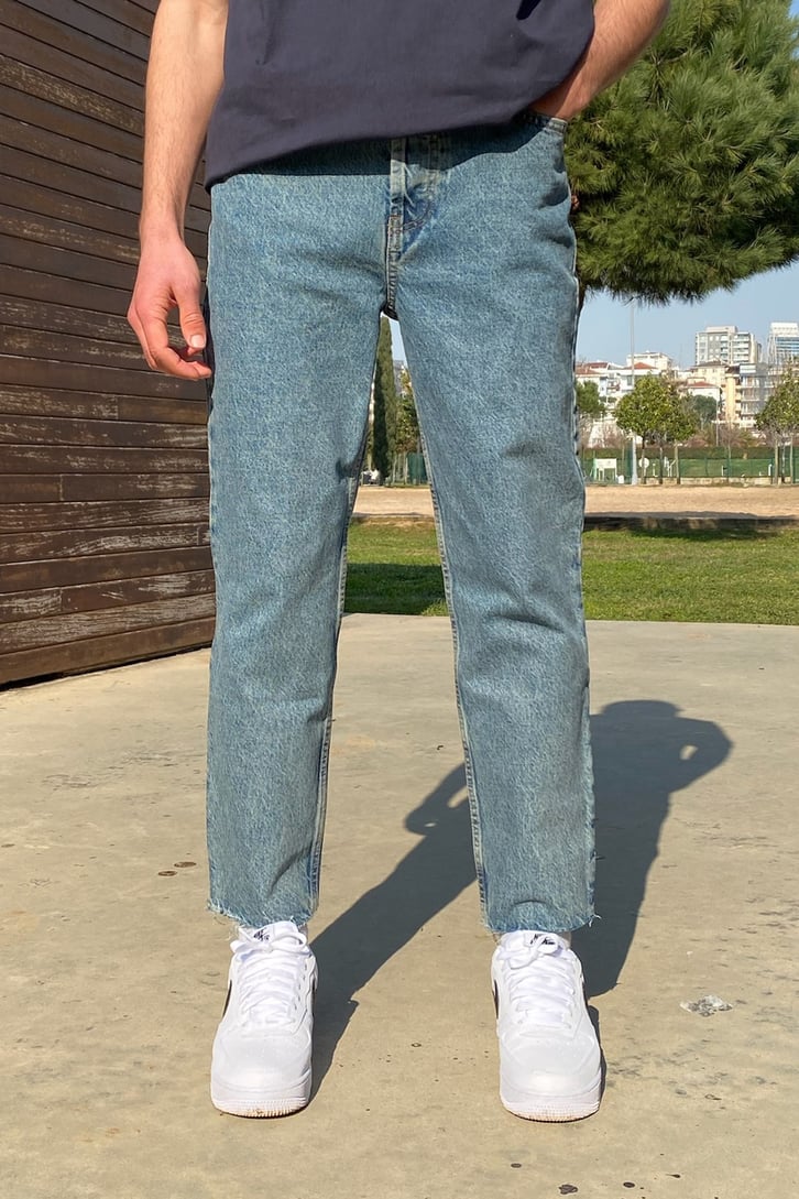 Basic Blue Boyfriend Jean
