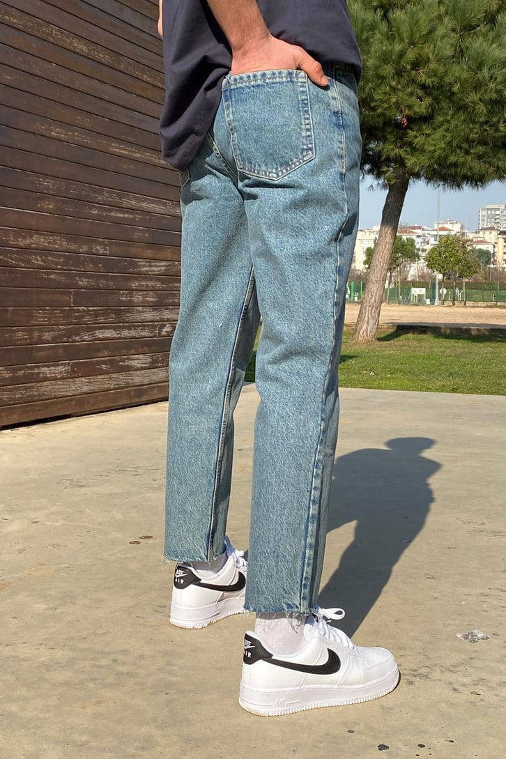 Basic Blue Boyfriend Jean