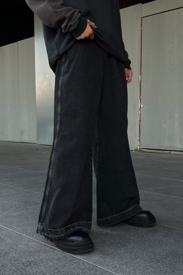 Basic Bol Paça Baggy Jean