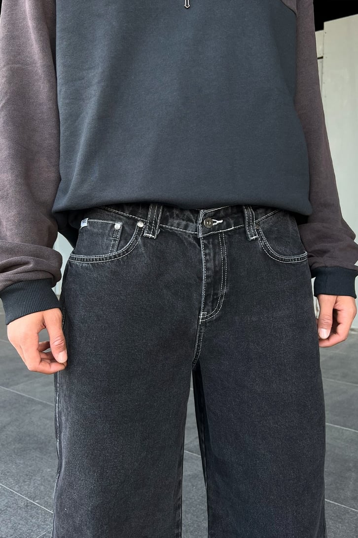 Basic Bol Paça Baggy Jean