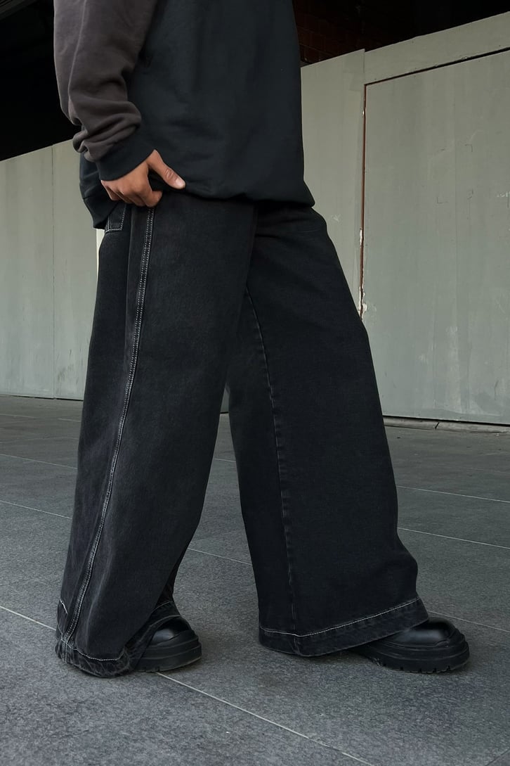 Basic Bol Paça Baggy Jean