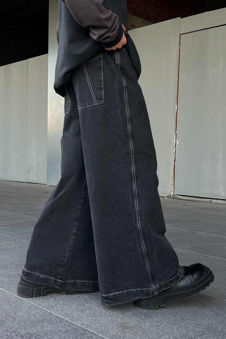 Basic Bol Paça Baggy Jean