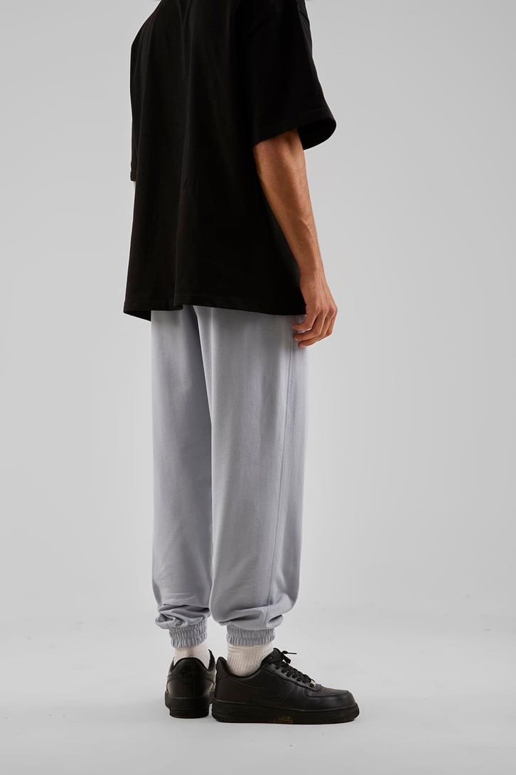 Basic Buz Gri Jogger Eşofman Altı