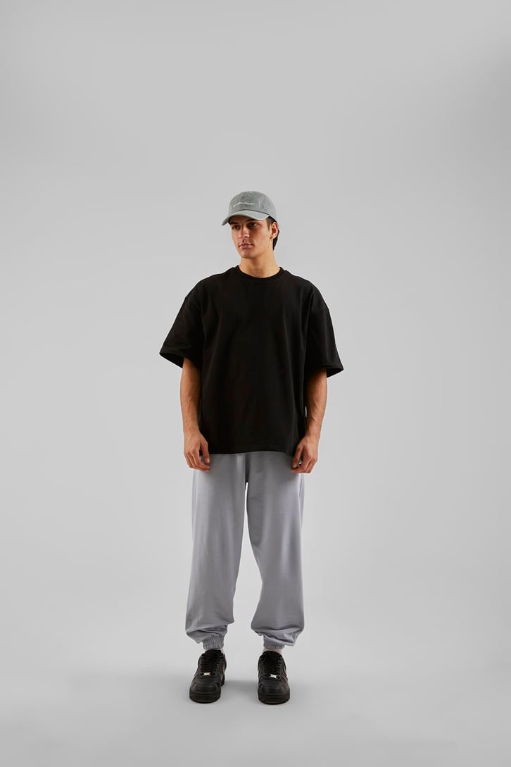 Basic Buz Gri Jogger Eşofman Altı
