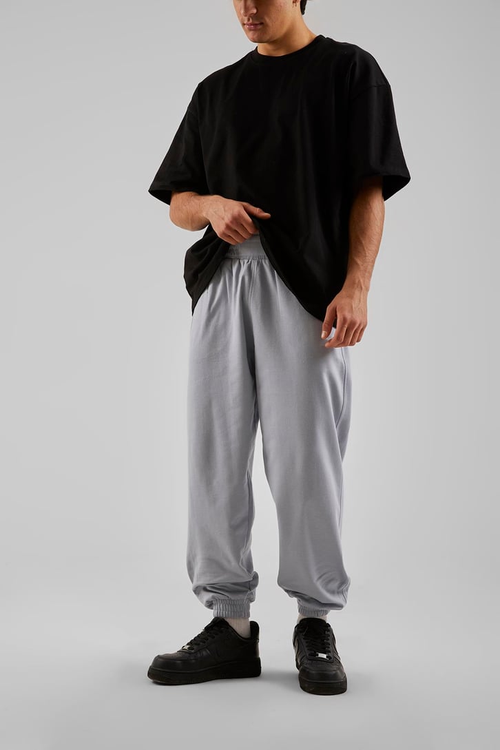 Basic Buz Gri Jogger Eşofman Altı
