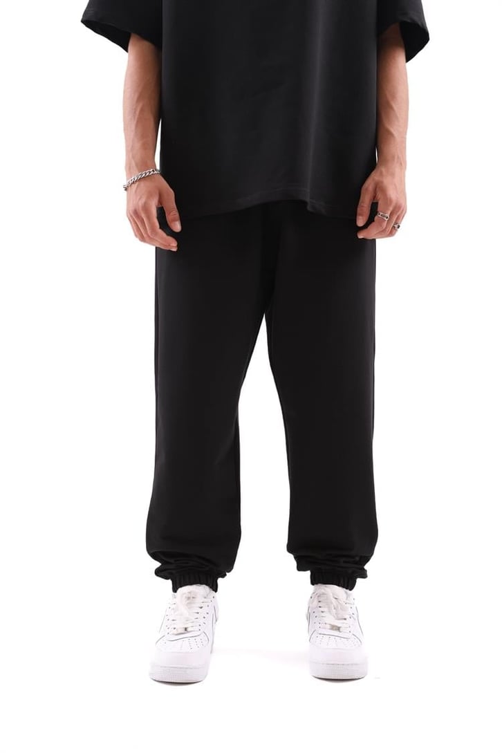 Basic Buz Gri Jogger Fit Eşofman Takımı