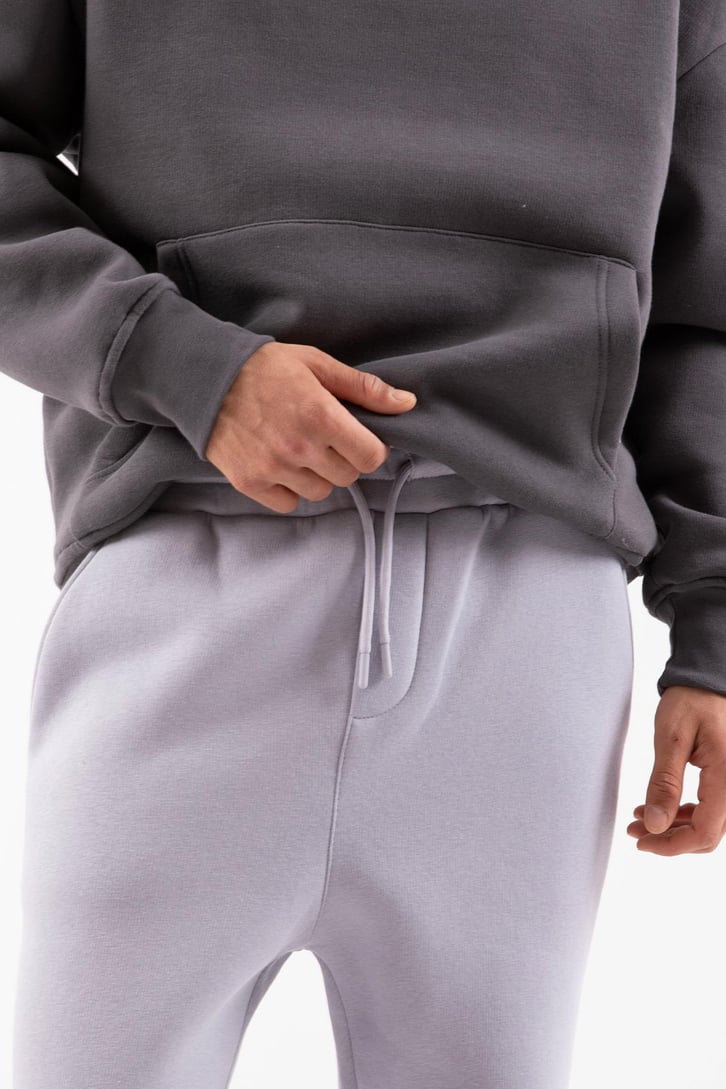 Basic Buz Gri Relax Fit Eşofman Altı