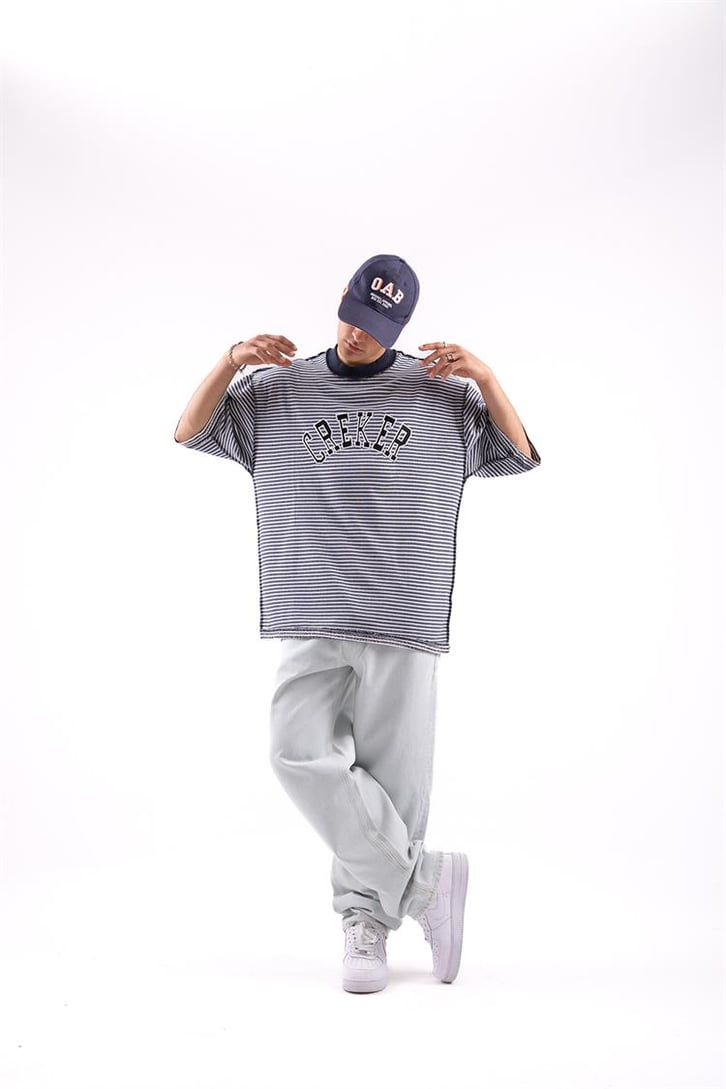 Basic Buz Mavi Baggy Jean