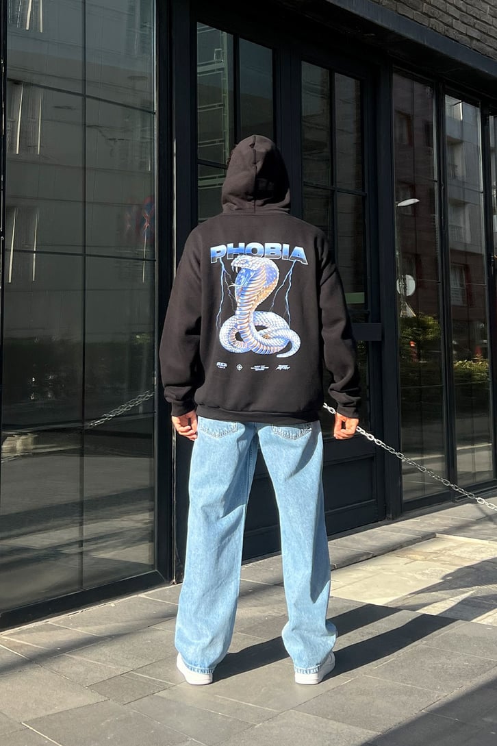Basic Buz Mavi Baggy Jean