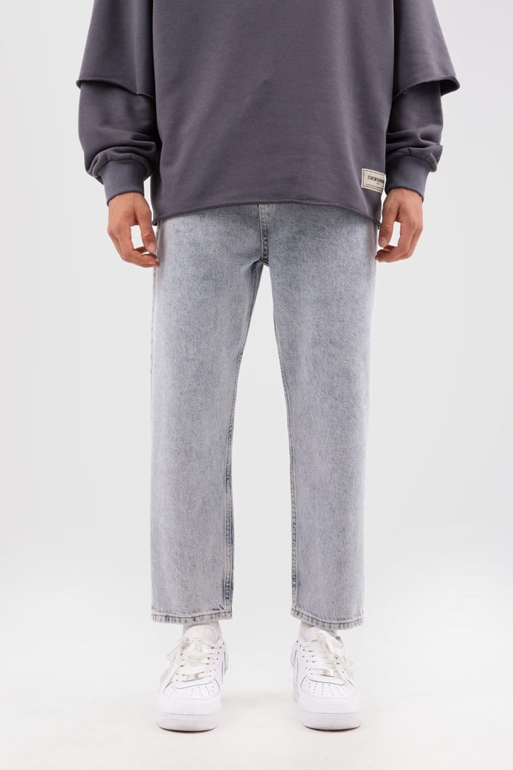 Basic Buz Mavi Mom Fit Jean