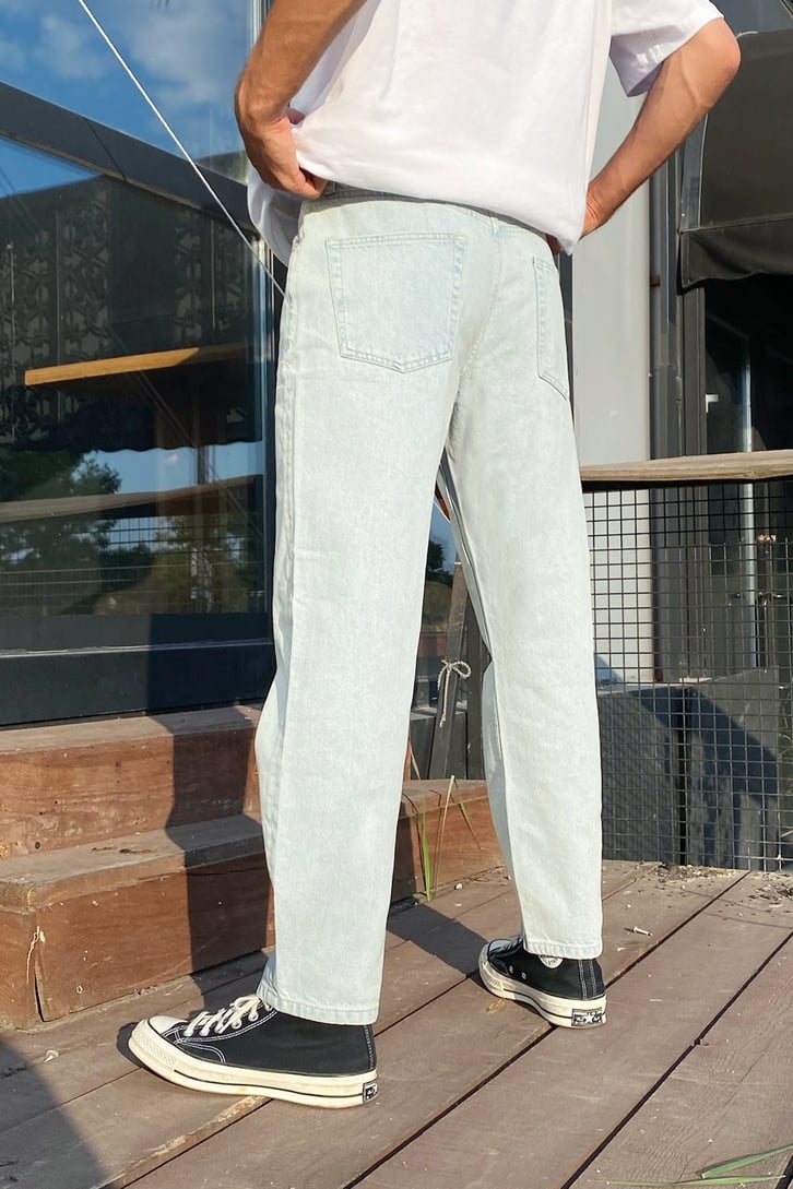 Basic Buz Mavi Mom Jean