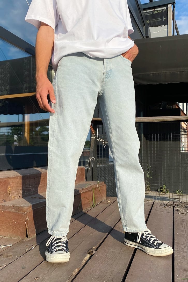 Basic Buz Mavi Mom Jean